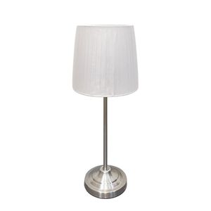 Lampara Mesa Blanca Dorada 57 cm