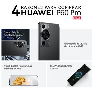 HUAWEI Smartphone P60 Pro Negro 8GB+256GB Dual Sim