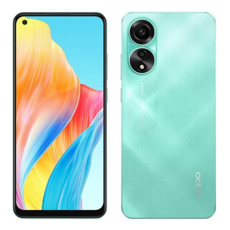 Celular Oppo A78 256GB, 8GB ram, cámara principal 50MP + 2MP, frontal 8MP,  6.43, verde - Coolbox