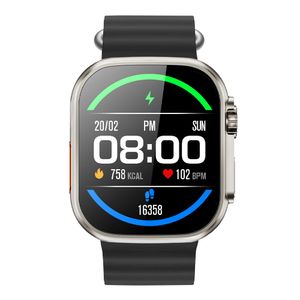 Smartwatch Roadtrip Watch S4 Ultra 49mm, llamada BT, IP67, SPo2, correa negra + correa naranja