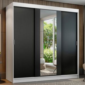 Ropero Madesa Reno con 3 Puertas correderas y Espejo