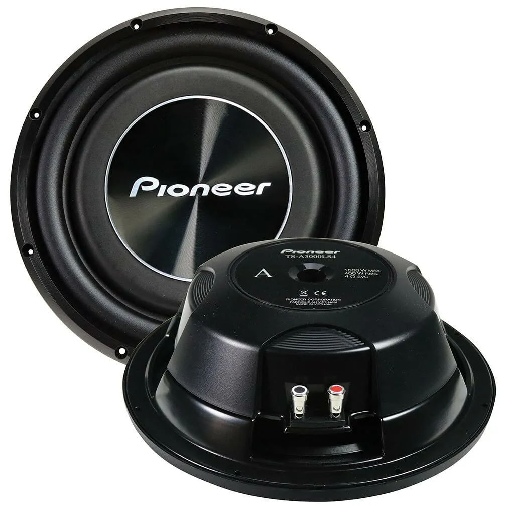 Parlante Subwoofer Delgado 12 Pulgadas Pioneer TS-A3000LS4 - Real Plaza