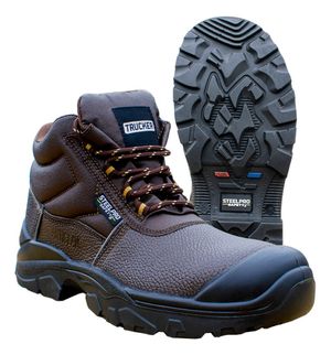 Bota de Seguridad New Trucker Marron Nt115 Fullrisk T: 37