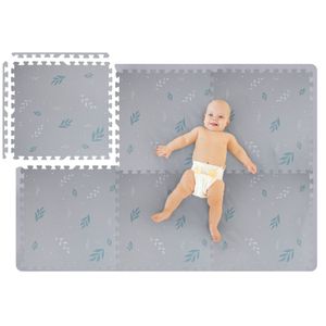 Piso Alfombra Eva Infantil La Sonaja Botanical Inspo Antigolpes