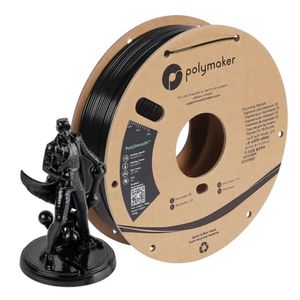 Filamento PolySmooth Negro 1.75 mm 750 gr.