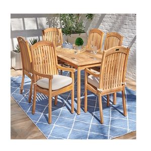 Comedor Dmuebles Rosmery 6 Sillones Beige
