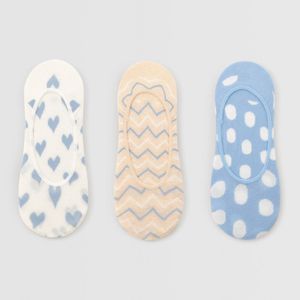 Medias Hypnotic Pack X 3 Invisible Print
