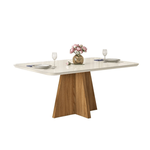 Juego de Comedor Amalia 6 Sillas Off White