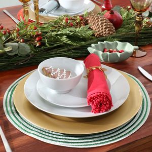 Plato Base Polipropileno Navideño