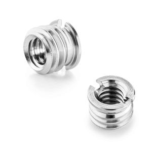 Adaptador de 1/4" a 3/8" para trípode x2 unid