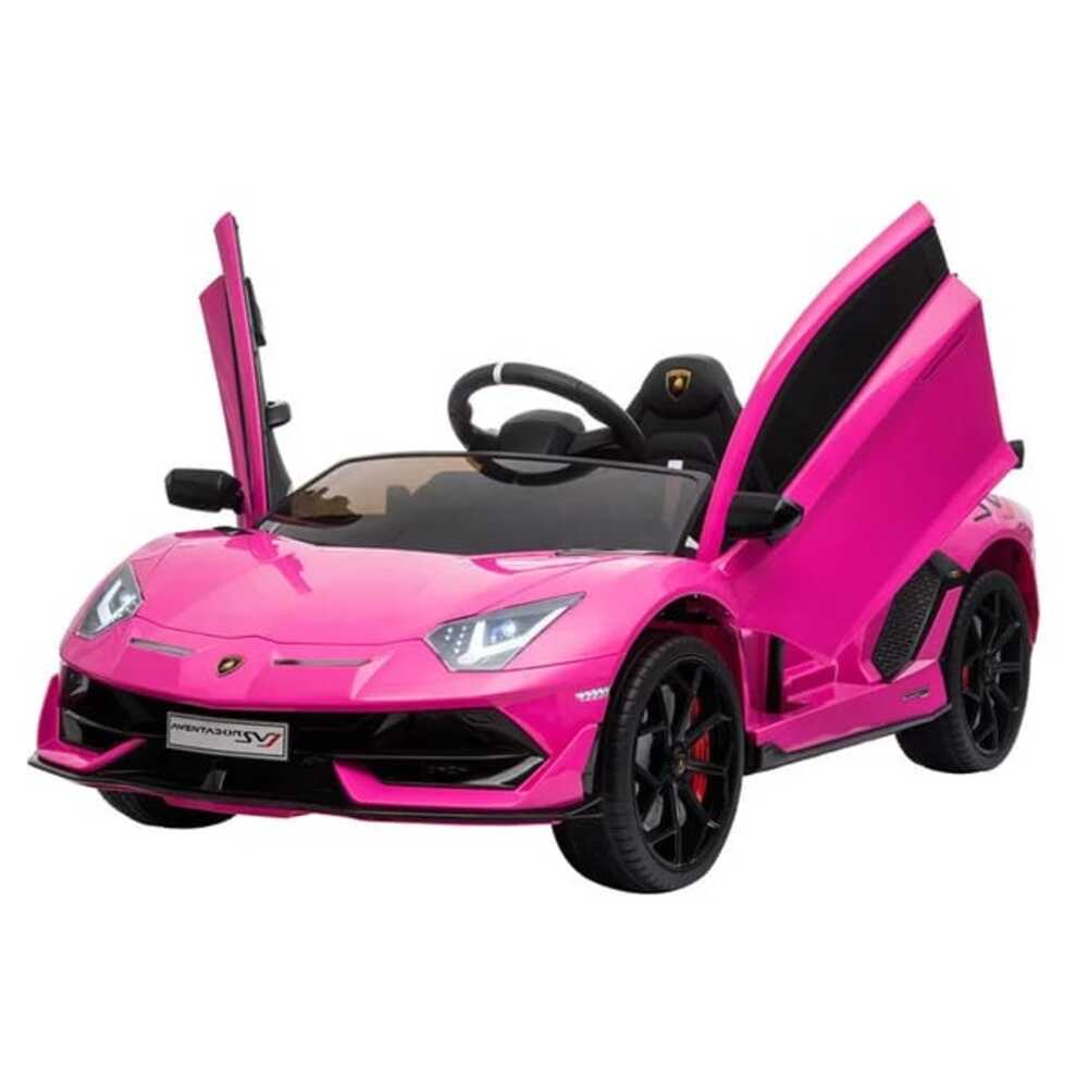 Carro a Bateria para Ninos Lamborghini Aventador Svj Rosado Real Plaza