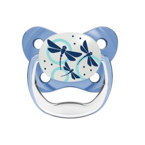 Chupón Prevent Brilla en la Oscuridad con Tapa Libélula Azul