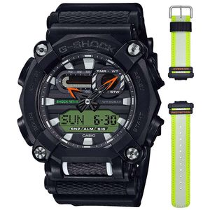 Reloj Casio G-Shock GA900E-1A3 para Hombre Digital Analógico Luz LED Set Dos Correas