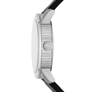 Reloj Puma UltraFresh P5081 Acero Inoxidable Correa de Cuero Negro
