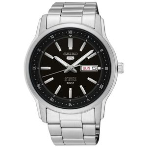 Reloj Seiko 5 SNKP11 Automático Fecha Acero Inoxidable Dial Negro