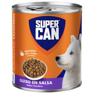 Comida para Perros SUPERCAN Cachorro Cordero Lata 290g