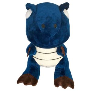 Peluche Kisses Dinosaurio 35Cm Azul Marino