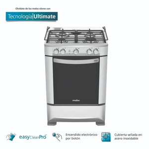 Cocina Mabe CMP6015SG0 De Pie a Gas 4 Quemadores Grafito