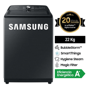 Lavadora Bubble Smart 22Kg WA22A8377GV/PE Negra