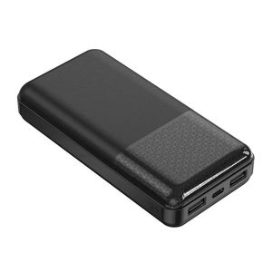 Batería externa Izuum MP33 20000 mAh, 12W, 2 usb + 1 tipo c, negro