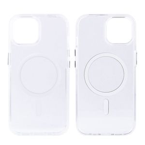 Case para iPhone 13 Pro Max, con MagSafe para carga inalámbrica, para accesorios magnéticos,TPU rígido, transparente