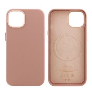 Case para iPhone 13 , piel sintentica, con MagSafe para carga inalámbrica, para accesorios magnéticos, rosado
