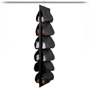 Organizador Colgador de Zapatos para Closet Zapatera Colgante Negro 019C