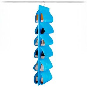 Organizador Colgador de Zapatos para Closet Zapatera Colgante Celeste 019C