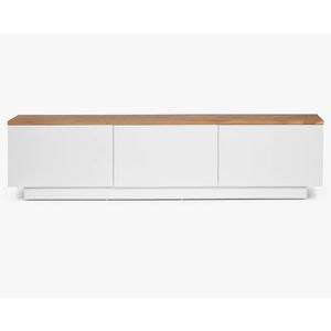 Mesa de Tv 55” Valessio Ventitas Home Duna y Blanco