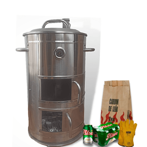 Cilindro Parrillero Inoxidable Mediano - Grill Shop