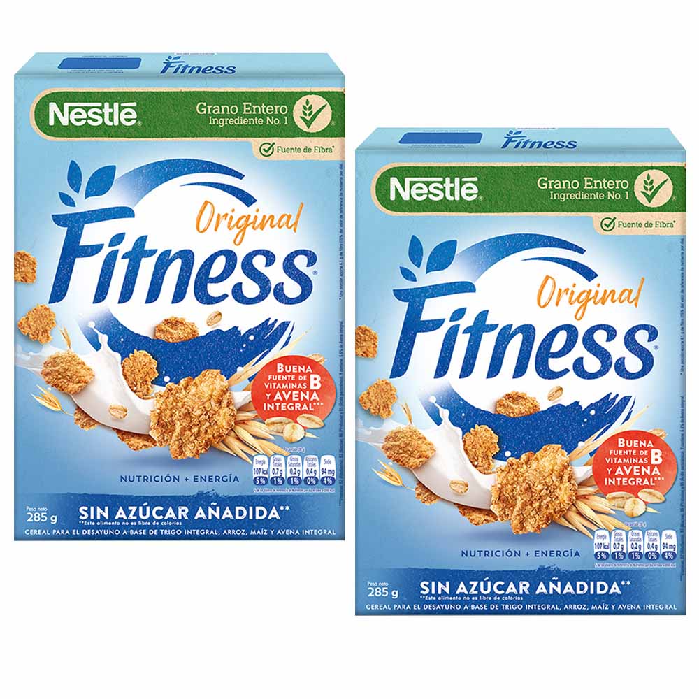 Pack Cereal NESTLÉ Fitness Caja 285g x 2un - Real Plaza