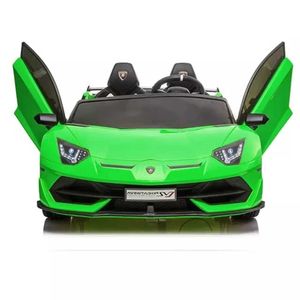 Carro a Bateria para Niños Lamborghini Aventador svj Verde