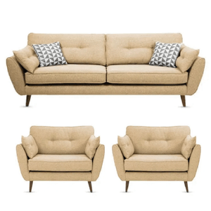 Juego de Sala Alto Hogar Maie 3 1 1 Beige
