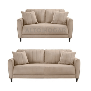 Juego de Sala 3 2 Venecia Beige