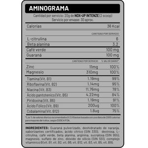 Pre-Entreno Universe Nutrition Nox-Up Intenze 1000gr Fruit Punch