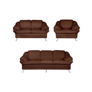 Juego de Sala Aurora 3-2-1 Marrón