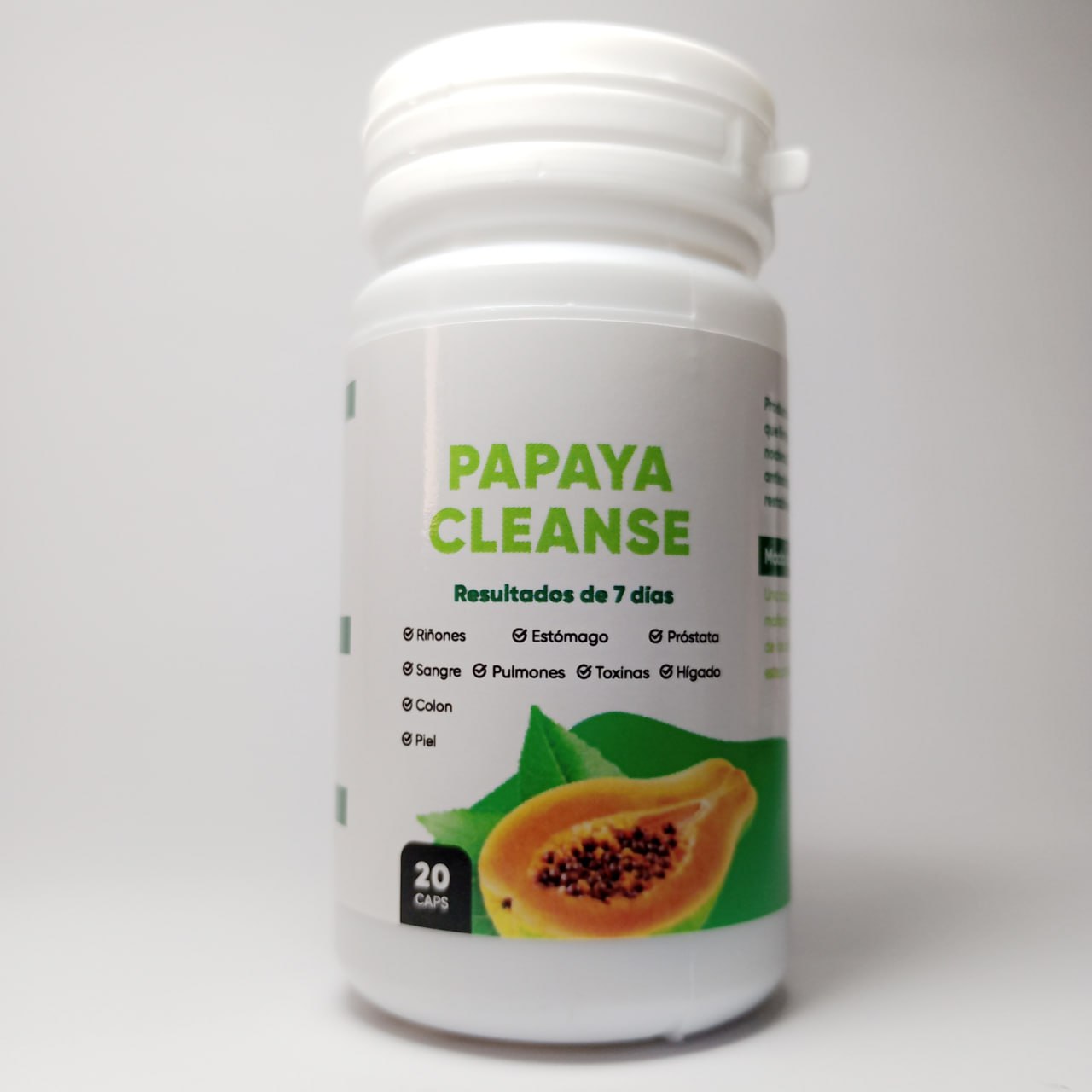 Papaya Cleanse 5 Pack Elimina Toxinas y Parasitos Real Plaza