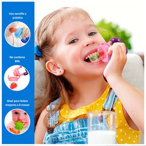 Set de 3 Chupones Anti-ahogo para bebes | Rosado