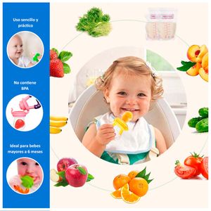 Set de 3 Chupones Anti-ahogo para bebes | Mostaza