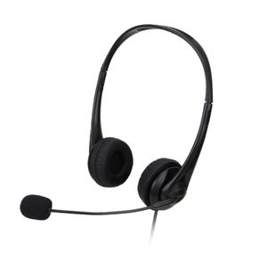 Audifonos Con Cable Sy490Mv Puerto Usb+3,5 Mm Cancelación De Ruido Con Cable Negro