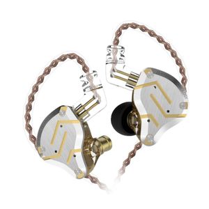 Audifonos Internos Con Cable Kz Zs10 Pro Hifi Music Gold Sin Micrófono