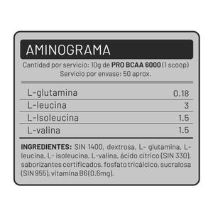 Aminoácidos Universe Nutrition Pro Bcaa 6000 1000gr Manzana
