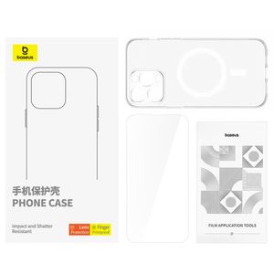 Case iPhone 15 Pro Max Funda Baseus Crystal Series Magsafe Apple