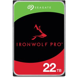 Disco Duro Interno Seagate Ironwolf Pro 22Tb 7200 Rpm Sata Iii 3.5 para Nas Cmr Retail 2 Pack