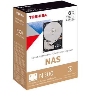 Disco Duro Interno Toshiba N300 Nas 3.5 Cmr de 6Tb