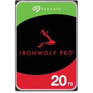 Disco Duro Interno Seagate Ironwolf Pro 20Tb 7200 Rpm Sata Iii 3.5 para Nas Cmr Retail 2 Pack
