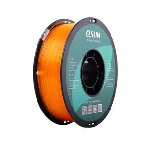 Filamento 3D PLA Translúcido 1Kg 1.75mm Esun Naranja