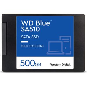 Ssd Interno Wd Blue Sa510 Sata Iii de 500Gb de Capacidad Y Tamaño 2.5