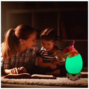 Lámpara Táctil Huevo de Dinosaurio para Niños LED Multicolor - Pterosaurs
