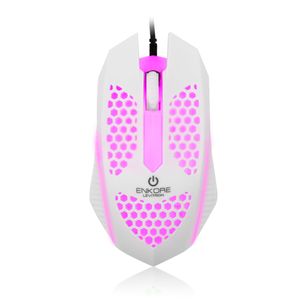 Mouse Gamer 100dpi 3b Blanco Enkore Levitron EKM107